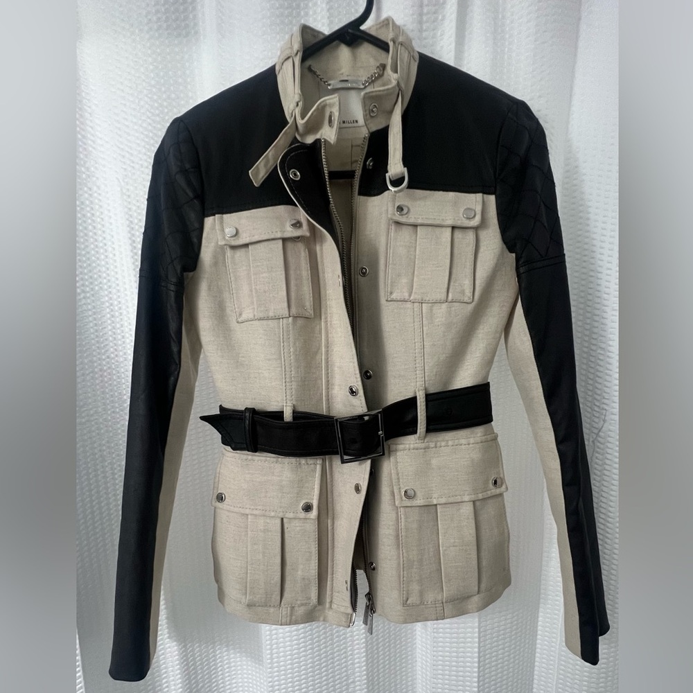 Karen Millen Black and Cream Jacket